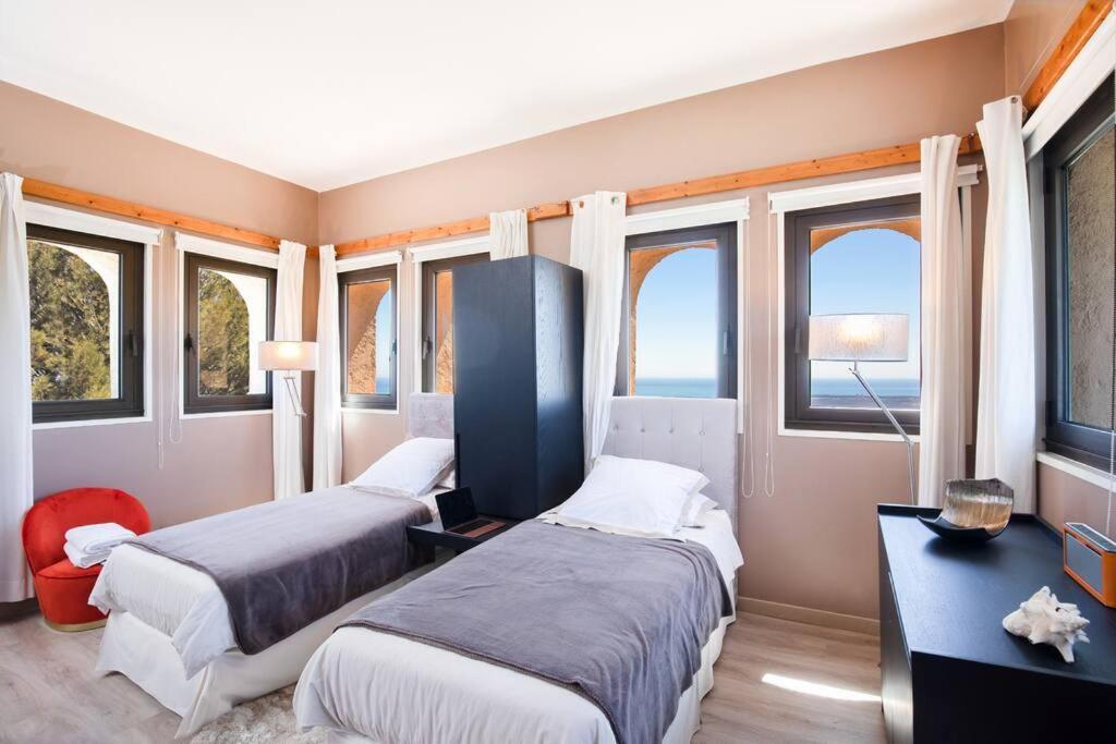 Le Castel Rose Super Cannes, Face Aux Iles De Lerins Vallauris Exteriör bild