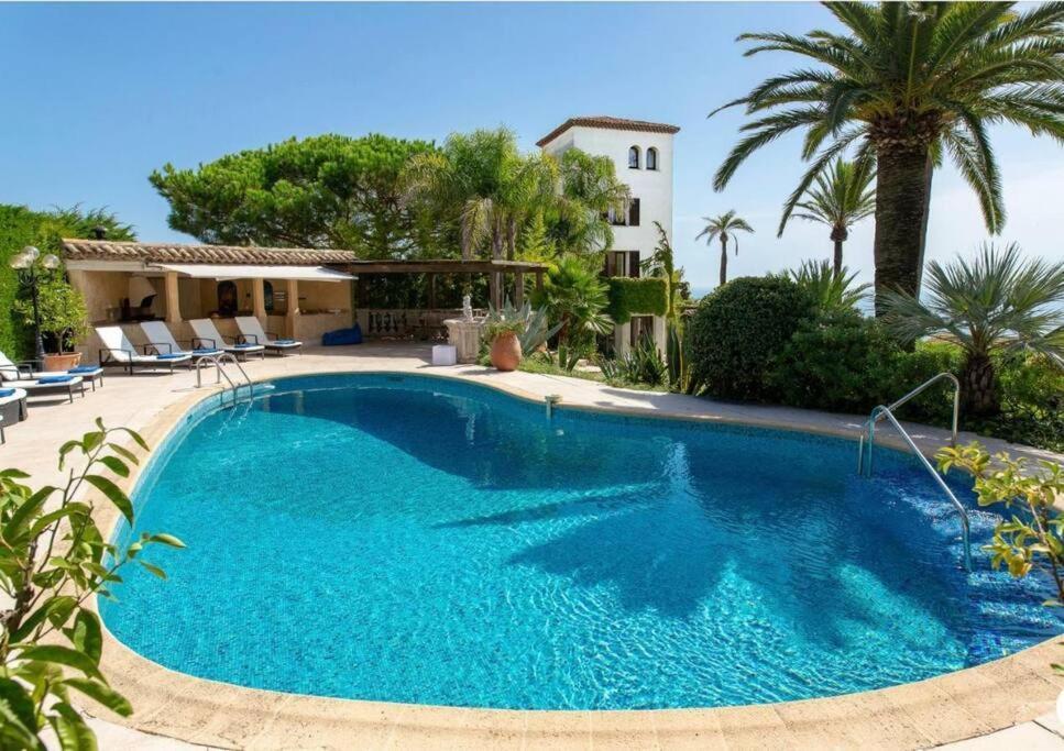 Le Castel Rose Super Cannes, Face Aux Iles De Lerins Vallauris Exteriör bild